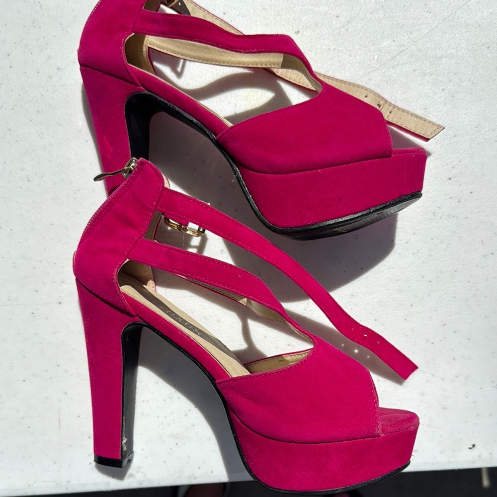 Women's Pink Platform Heels